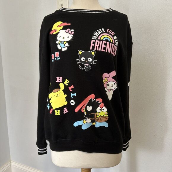 Hello Kitty and Friends By Sanrio Graphic Sweatshirt M - Picture 1 of 12